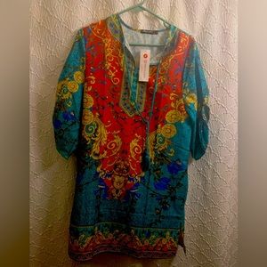 Beautiful colorful dress I found in a cute boutique.